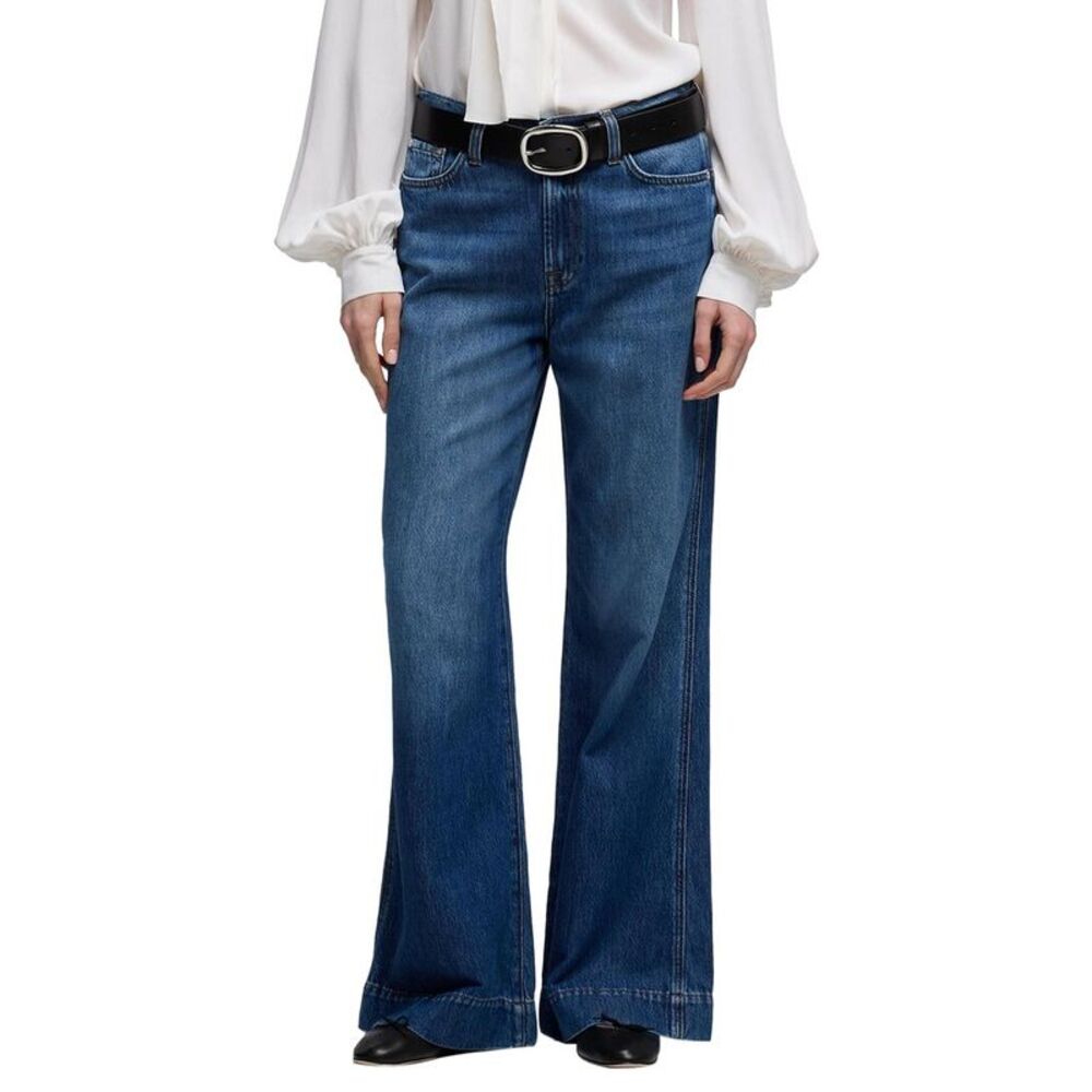 7 For All Mankind Womens  Cartersville Modern Dojo Tailorless Jean